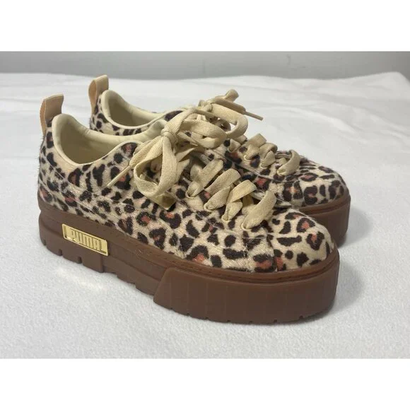 Size 6.5 - PUMA Mayze Leopard W - 382910-01 - Picture 1 of 9